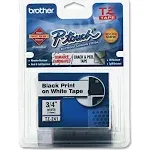 Brother TZe241 - Black on white - Roll (0.7 in x 26.2 ft) 1 roll(s) laminated tape - for P-Touch PT-18, 3600, D400, D450, D800, E550, H101, P750, P900, P950, P-Touch EDGE PT-P750