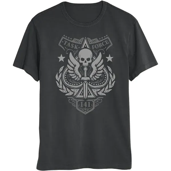 Call of Duty Modern Warfare 2 Classic Task Force 141 Logo Mens and Womens Short Sleeve T-Shirt